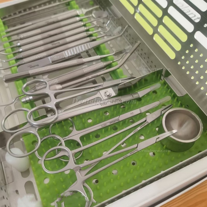 Dentium Oralchirurgie Kit 18-teiliges Zahnimplantat Chirurgie Set Basis Instrumentenset